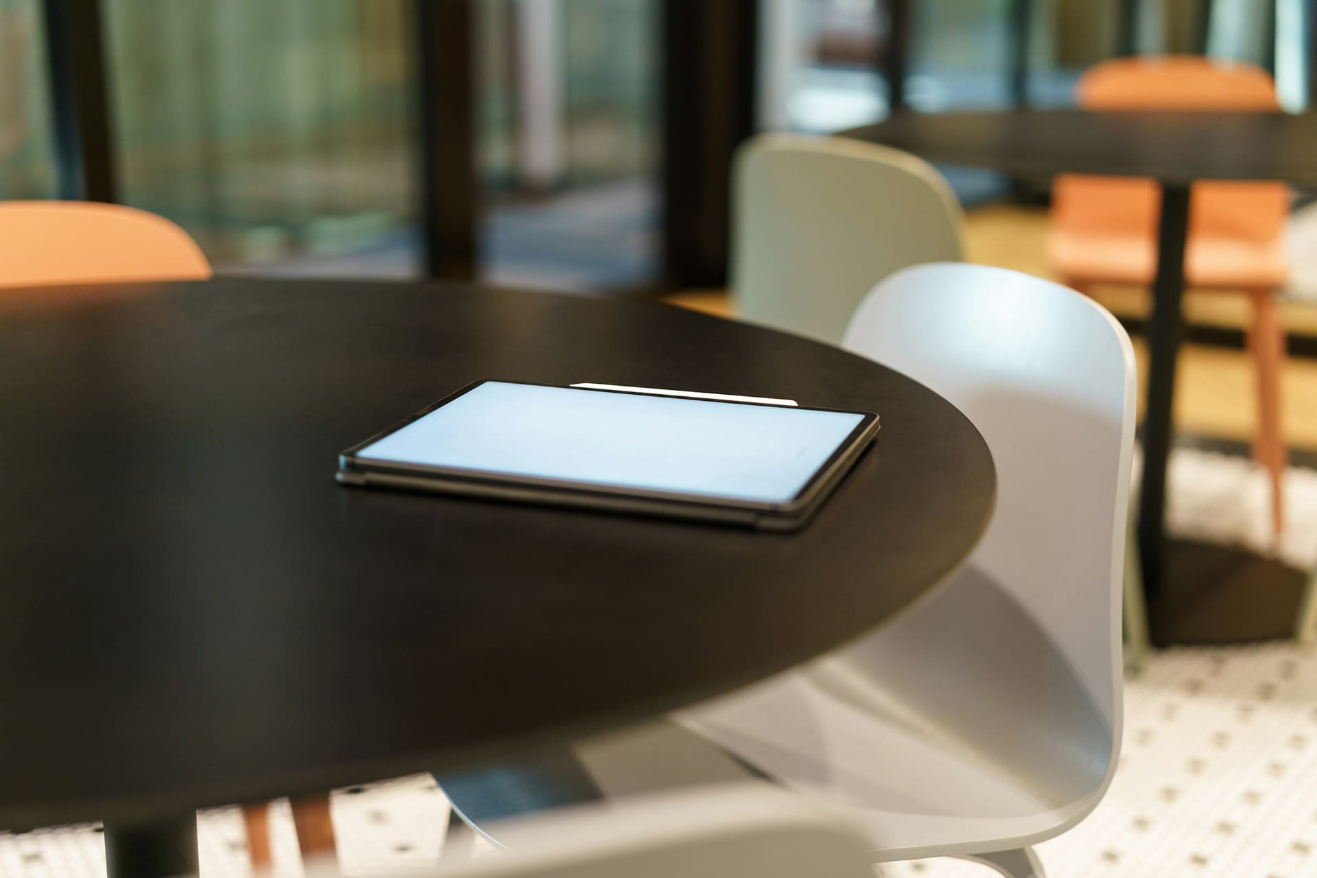 Professional workstation context: a tidy professional workspace.