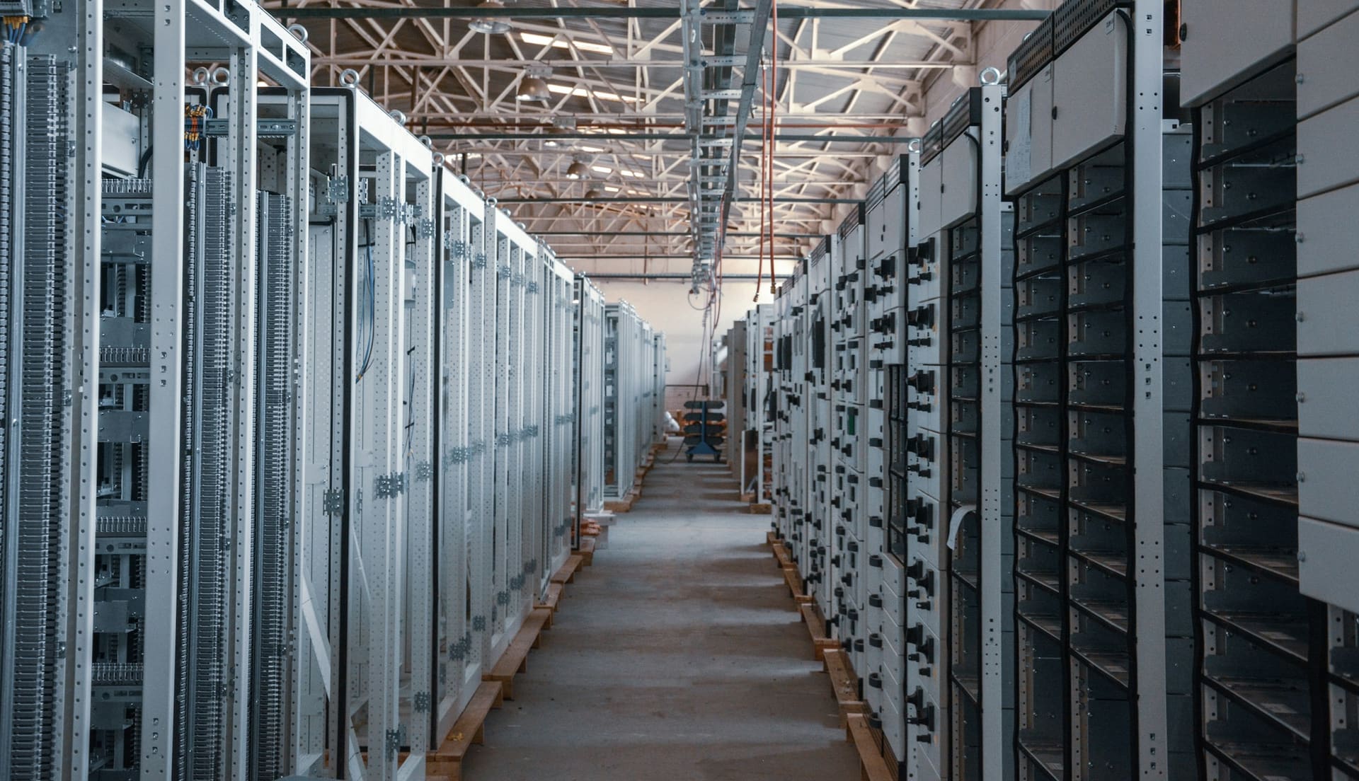 Server hardware context: enterprise storage equipment.