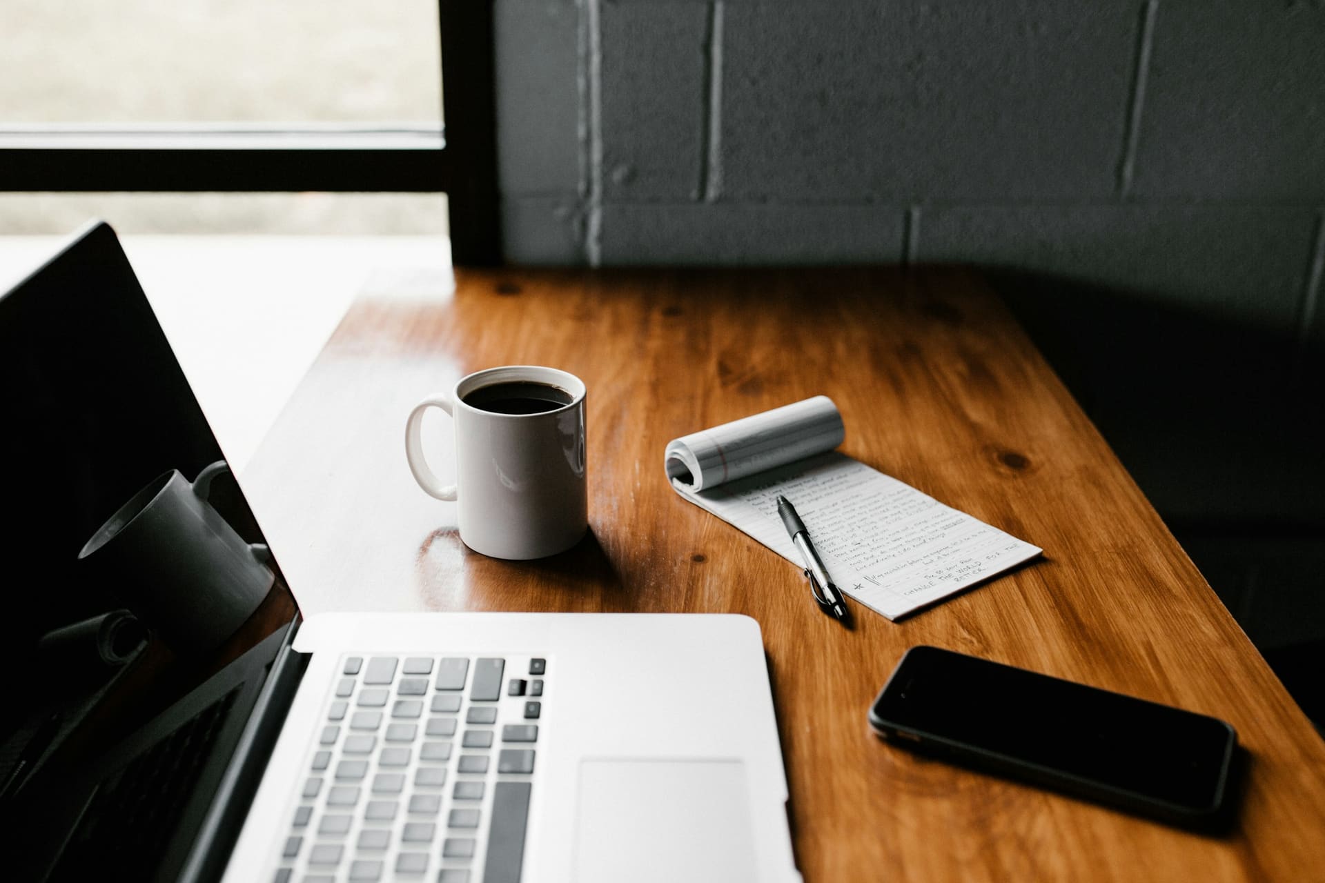 Business technology context: an office desk setup prepared for daily use.
